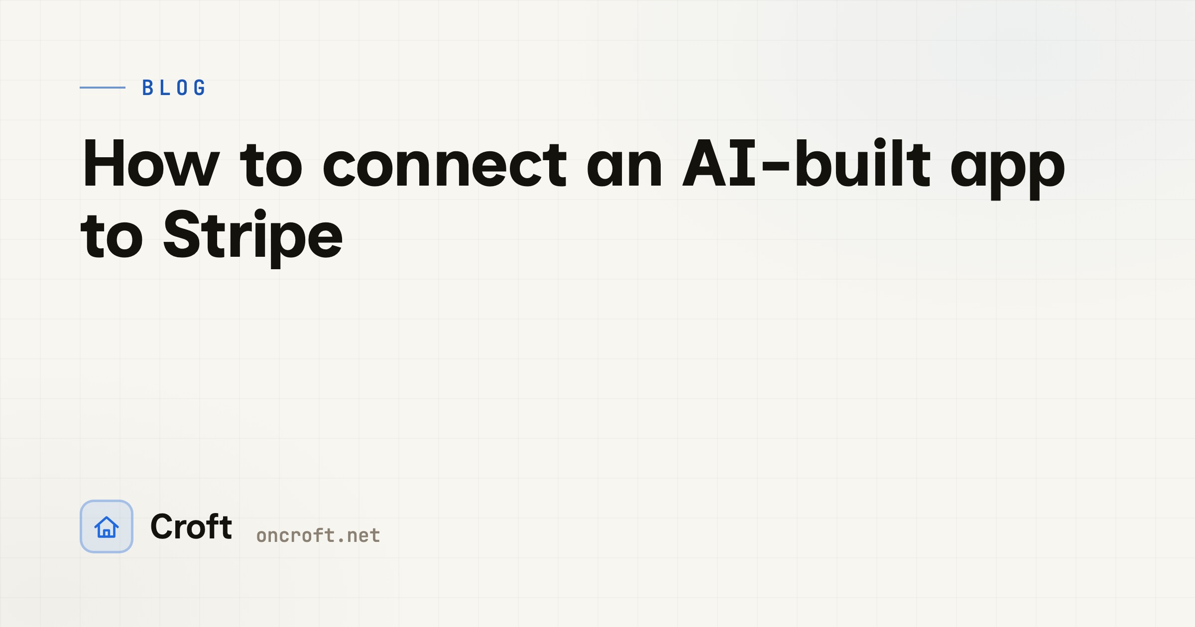 How to connect an AI-built app to Stripe