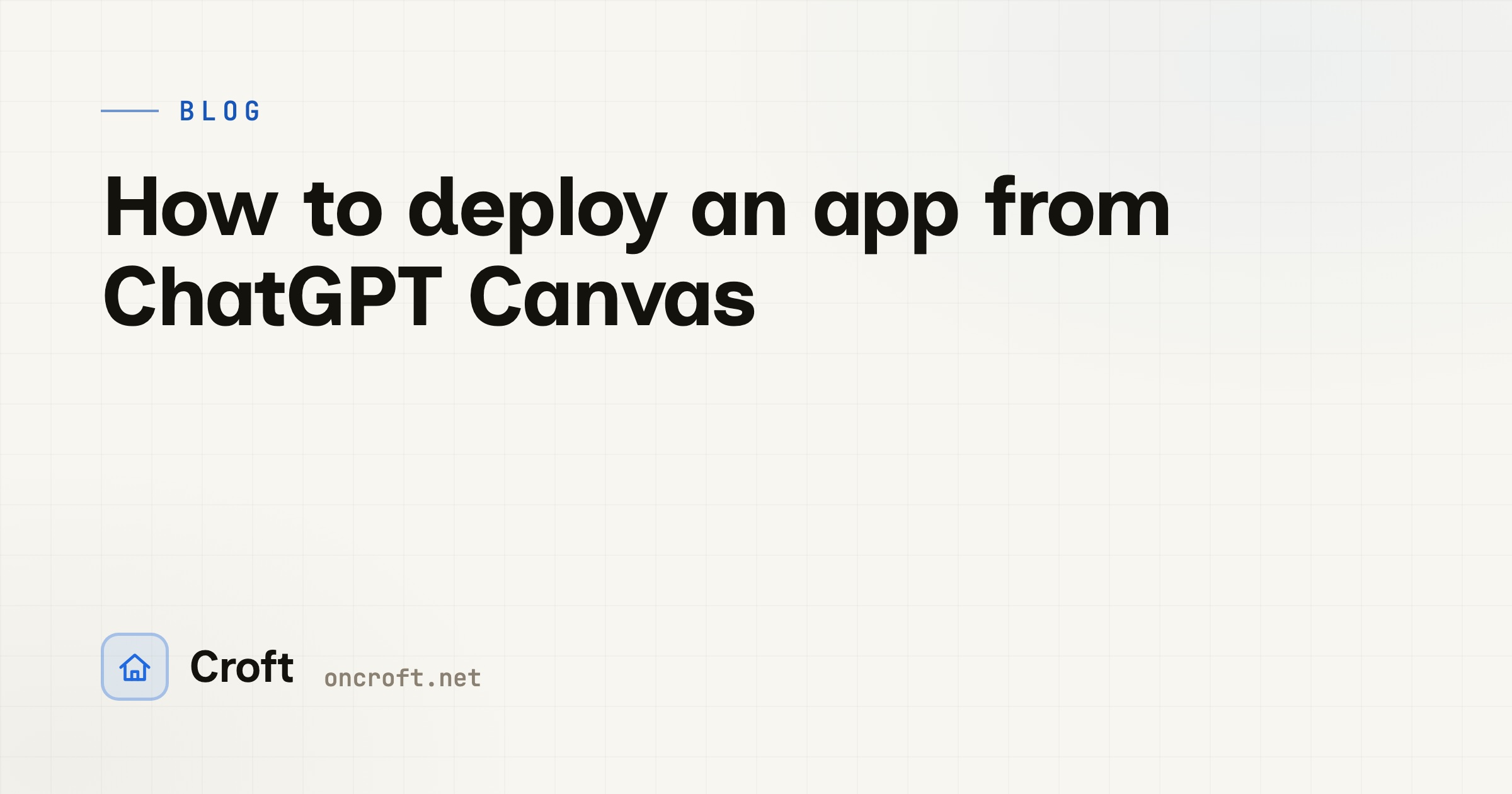 How to deploy an app from ChatGPT Canvas