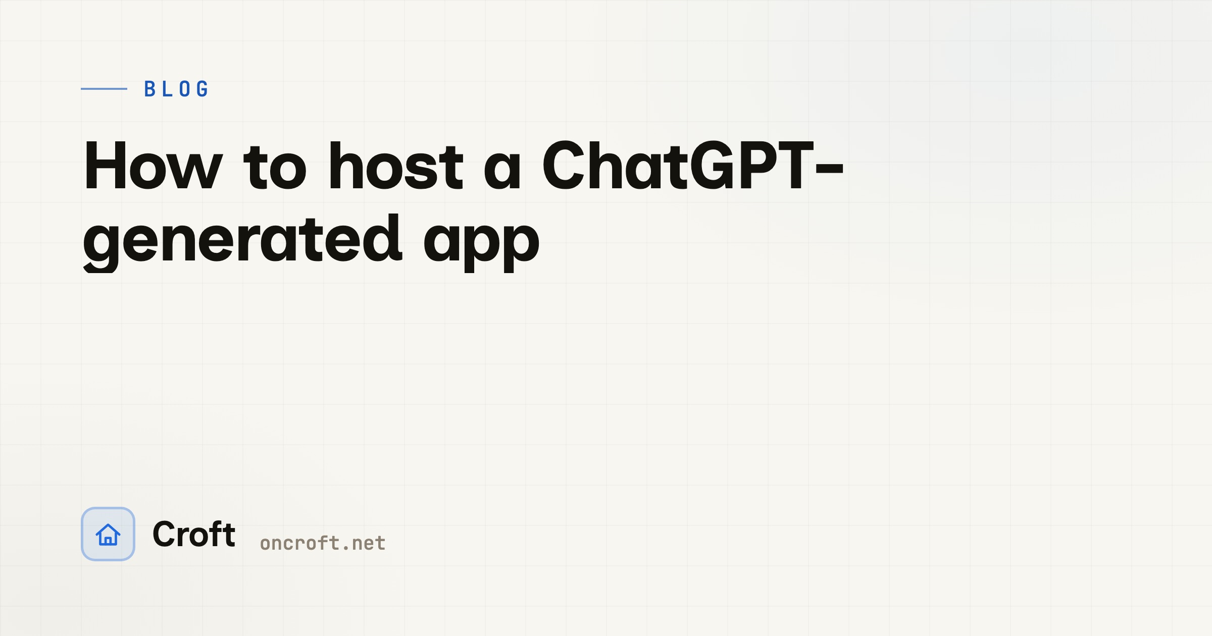 How to host a ChatGPT-generated app