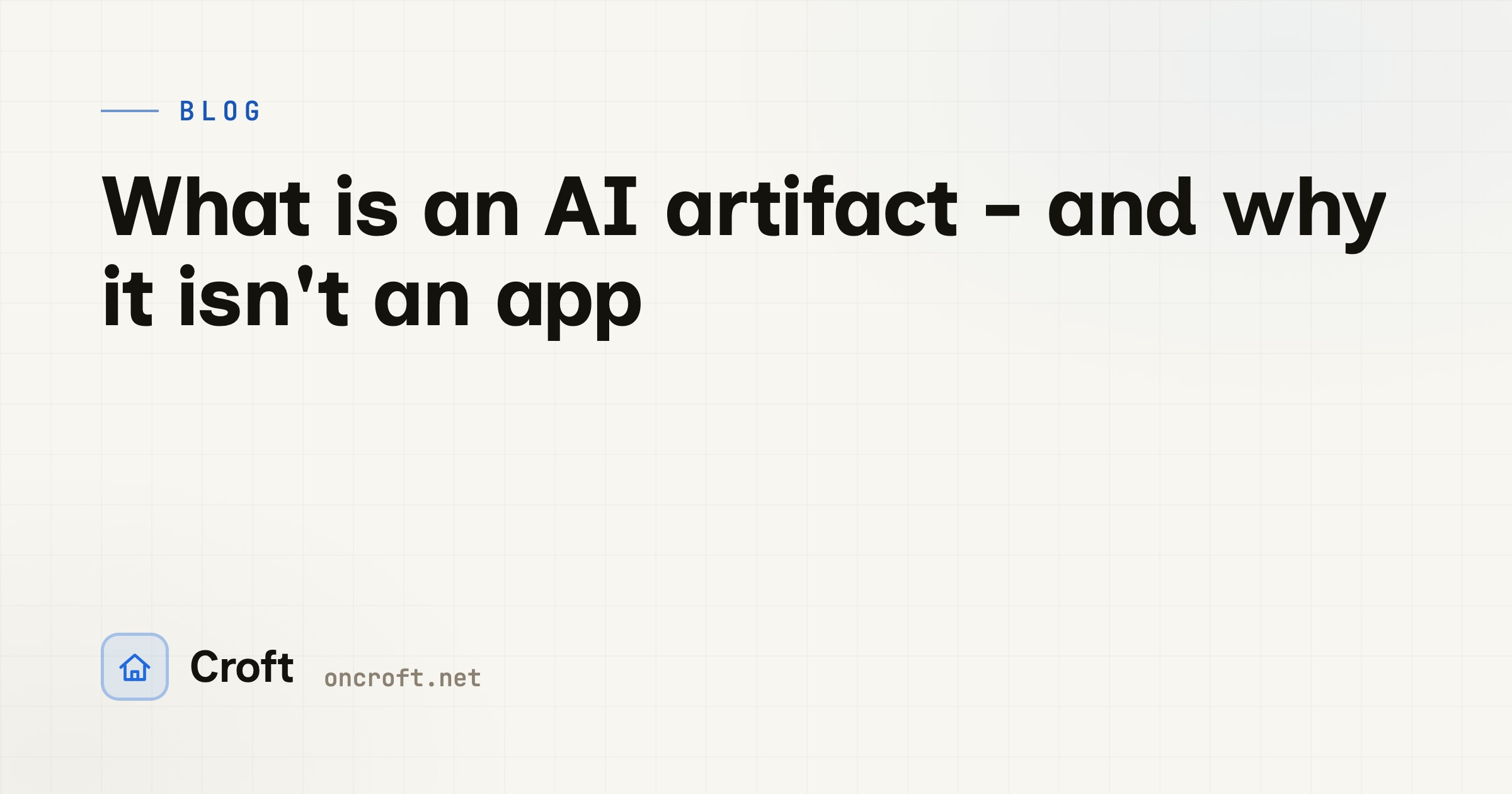 What is an AI artifact - and why it isn't an app